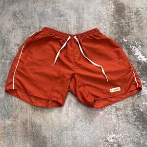 Orange & White Athletic Shorts. Takeout Brand Size XS